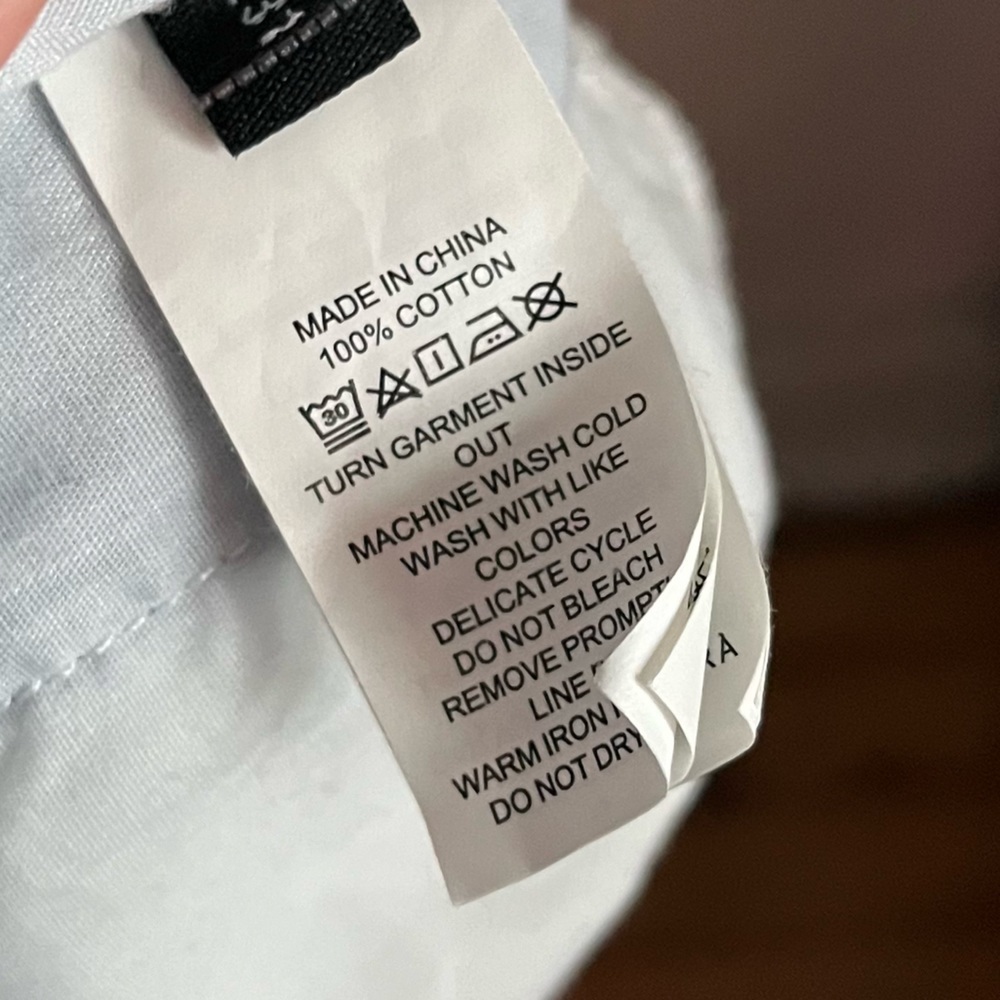 Kate Spade • Blue Cream Dip Dye Denim Dress - Picture 10 of 12
